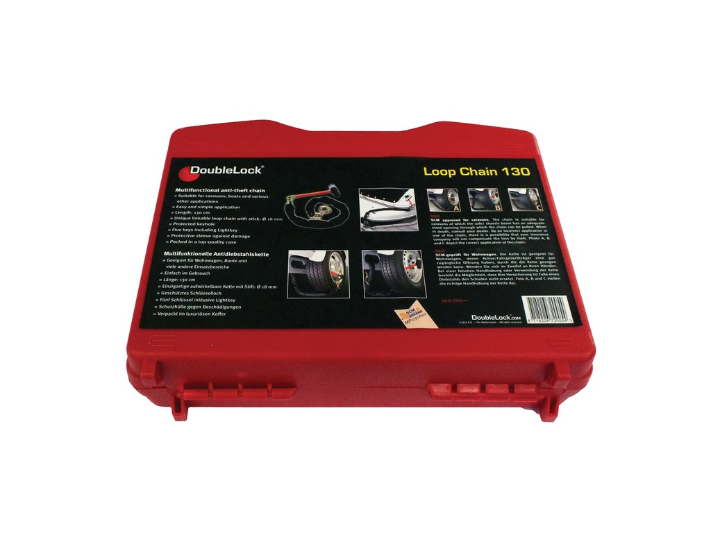 Doublelock Loop Chain Kettingslot 130cm