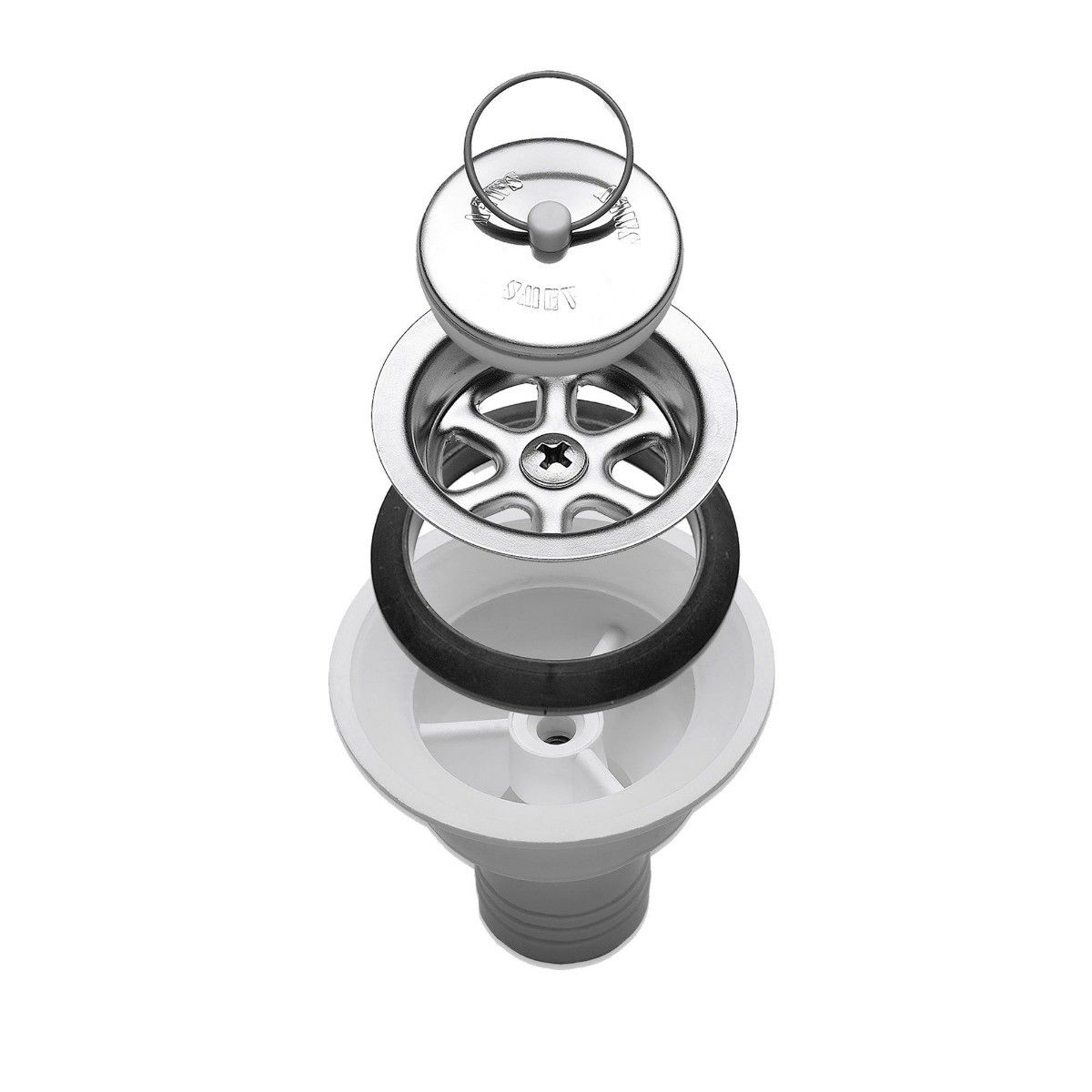 Dometic Rechte Afvoerplug 25mm