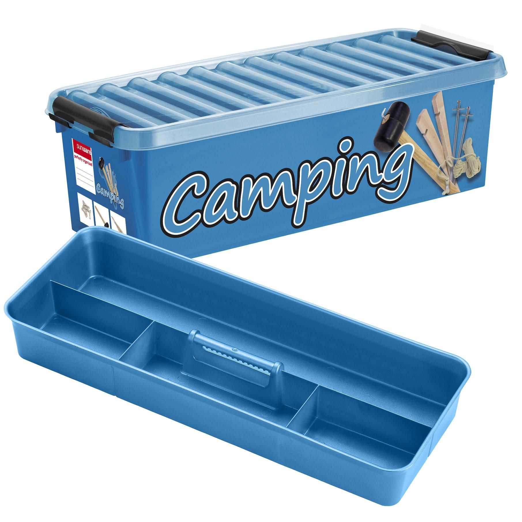 Sunware Q-Line Camping Opbergbox 9,5 Liter Blauw