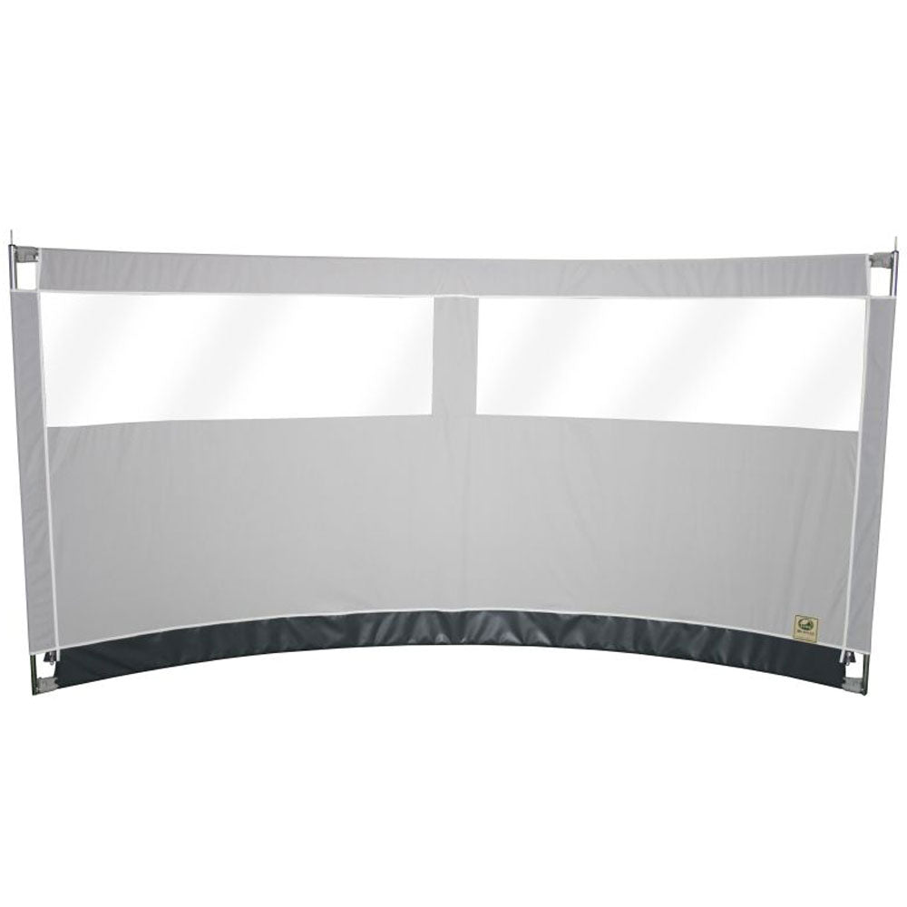 ESVO Gebogen Mistral 300 Met 2 Smalle Ramen Windscherm