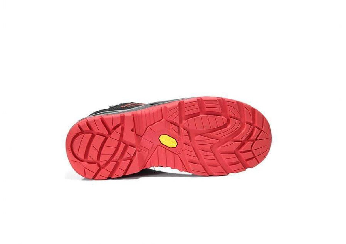 Lowa Renegade Work GTX Low S3 Zwart/Rood Werkschoen