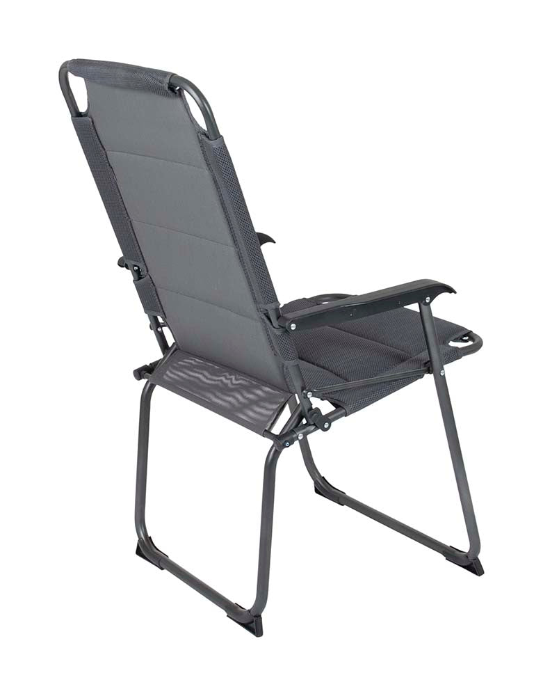 Bo-Camp Stoel Copa Rio Comfort XXL Air Gepolsterd Grijs