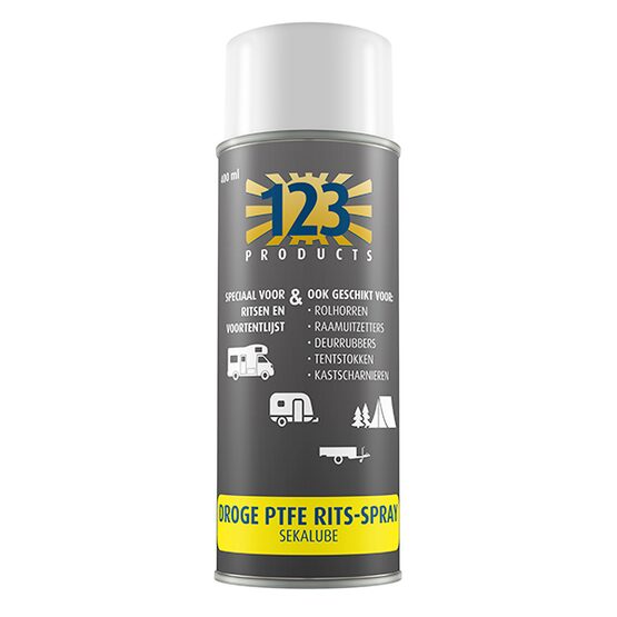 123 Products Droge PTFE Rits Spray (Sekalube)