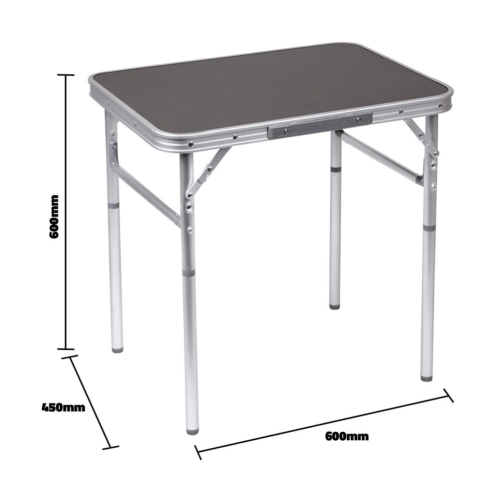 Bo-Camp Tafel Aluminium 60x45 cm
