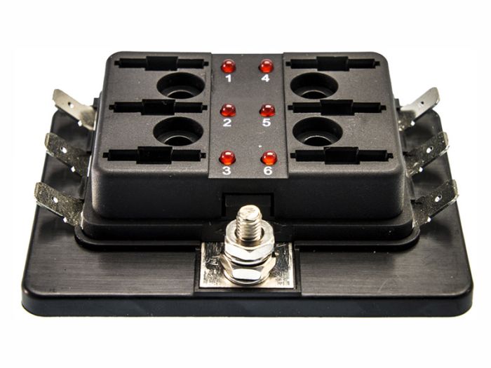 6-Weg LED Zekering Verdeelbox