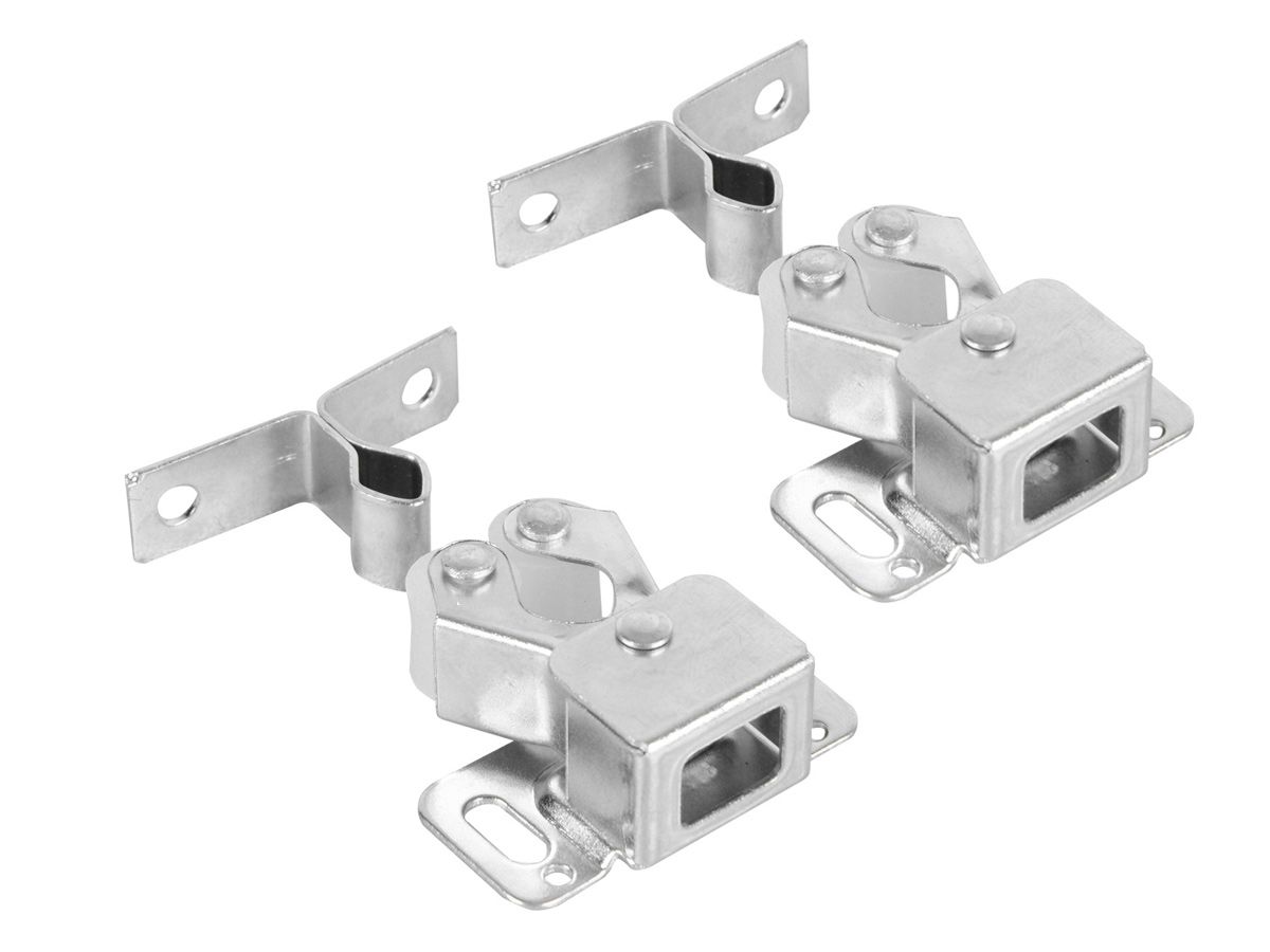 Dubbele Rolsnapper Metaal 2st.