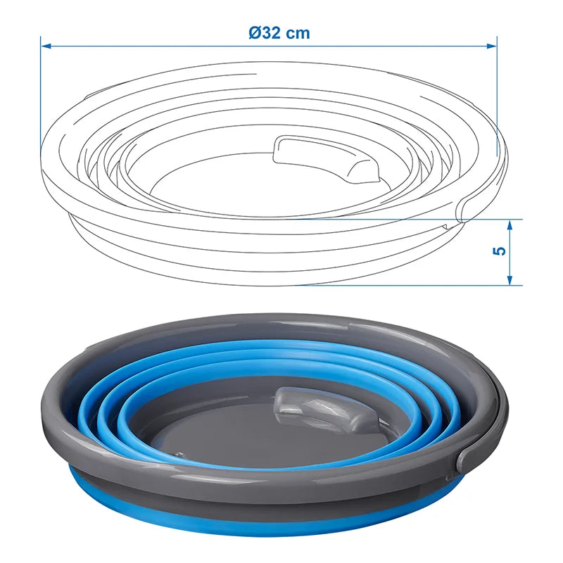 ProPlus Opvouwbare Emmer 10 Liter