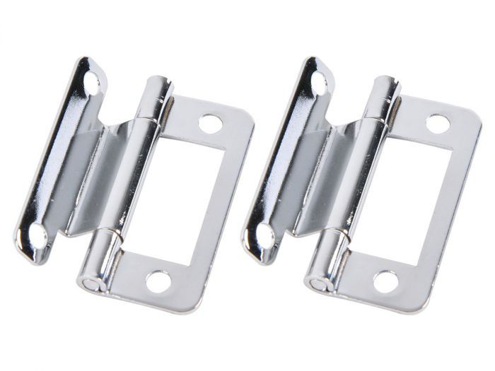 Scharnier Geknikt Vernikkeld 50mm 2st