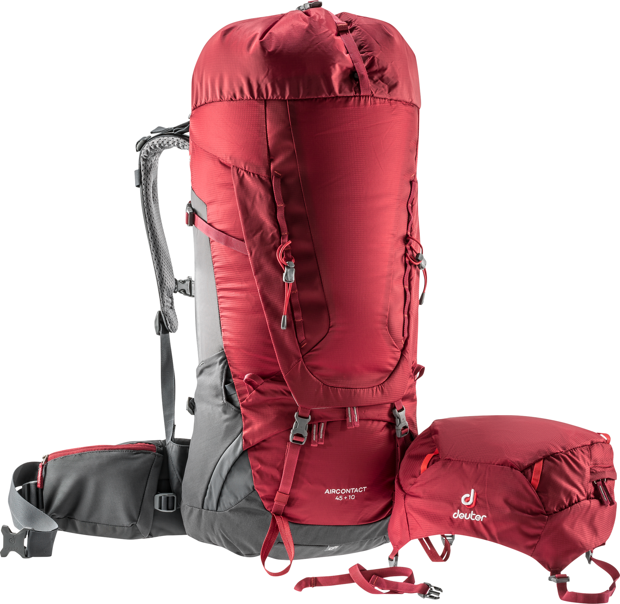 Deuter Aircontact 45+10 Cranberry Graphite Backpack