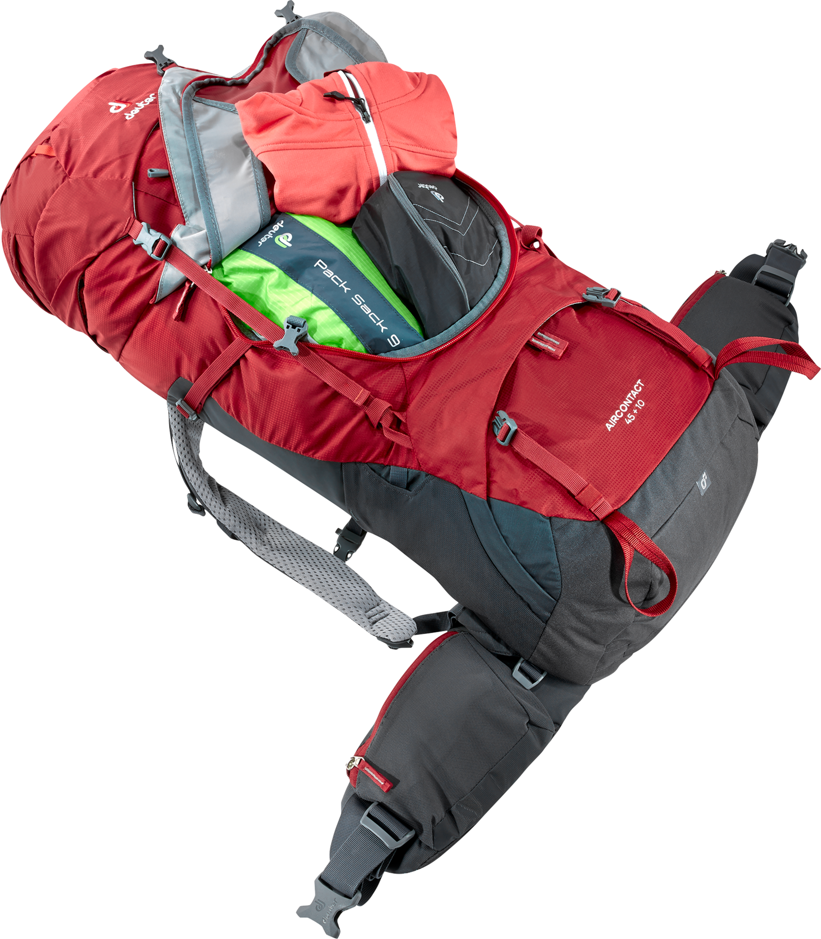 Deuter Aircontact 45+10 Cranberry Graphite Backpack