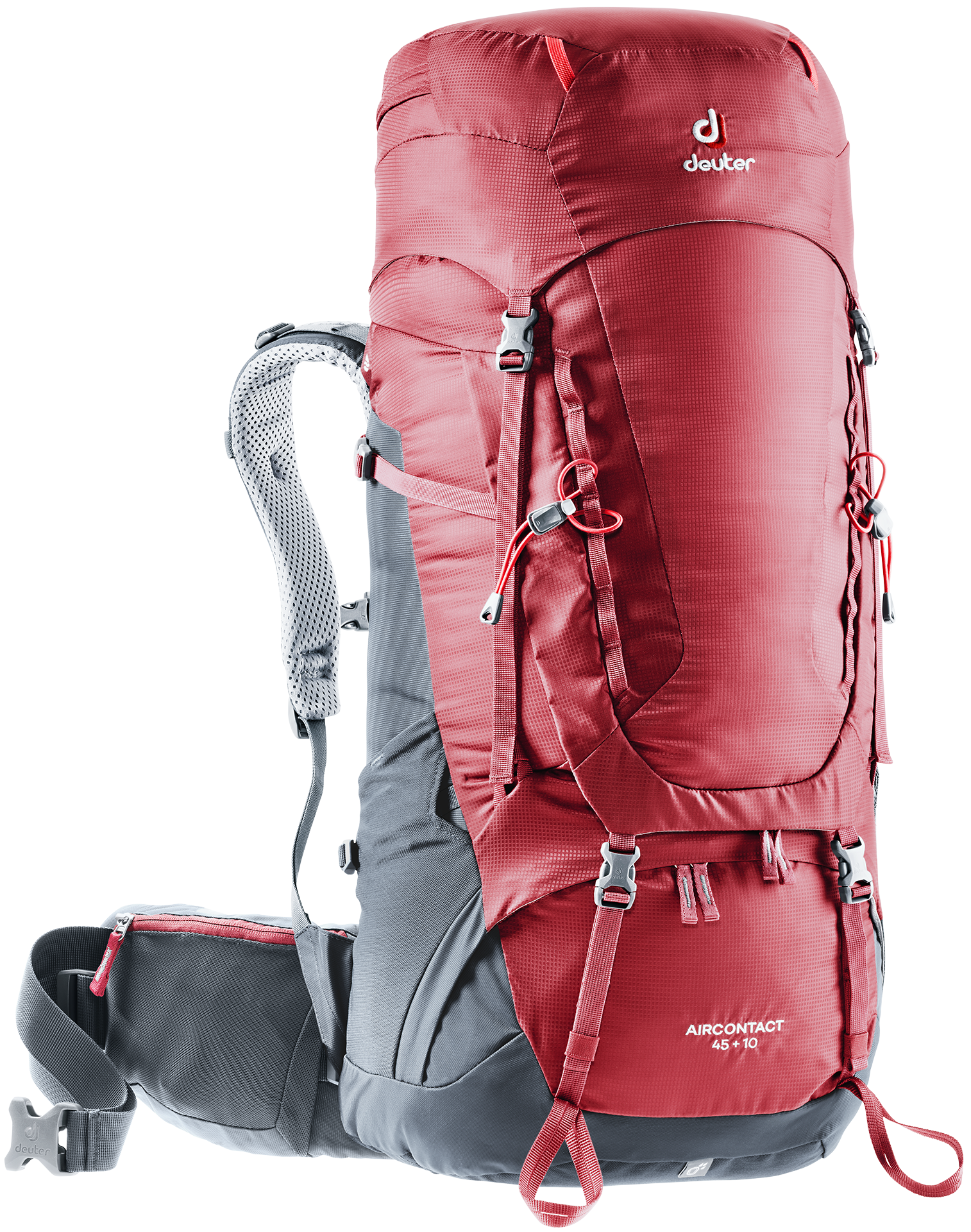 Deuter Aircontact 45+10 Cranberry Graphite Backpack
