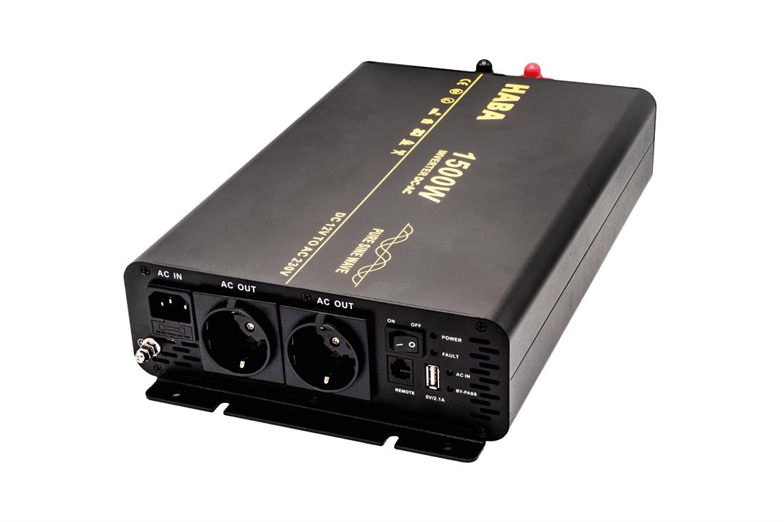 Haba Pure Sinus Omvormer 1500W