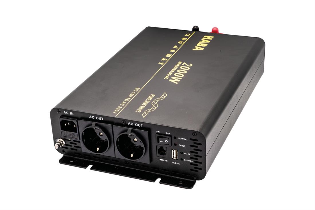 Haba Pure Sinus Omvormer 2000W