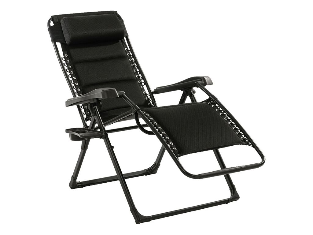 TravelLife Barletta Relaxstoel Zwart