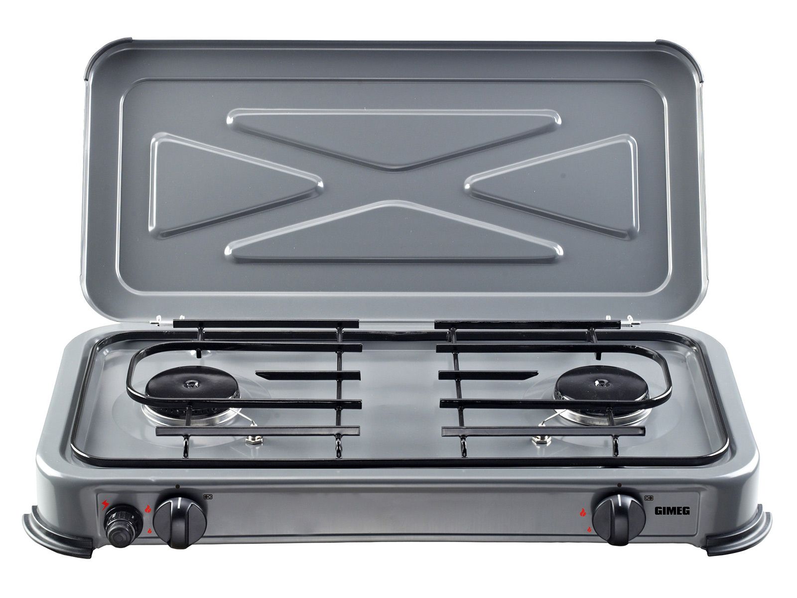 Gimeg 2-Pits Kooktoestel Met Automatische Ontsteking