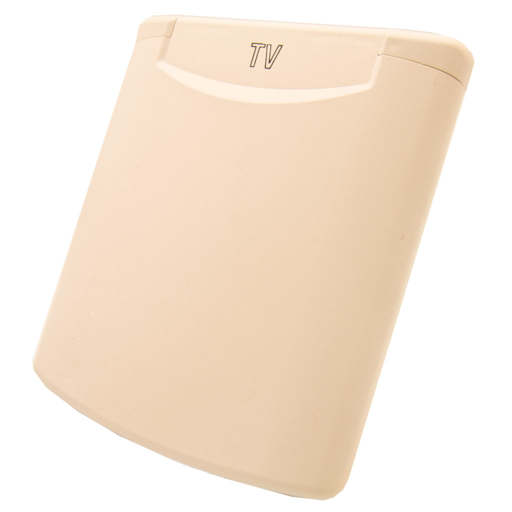 Buitenwand CEE 230V Voortentaansluiting + TV