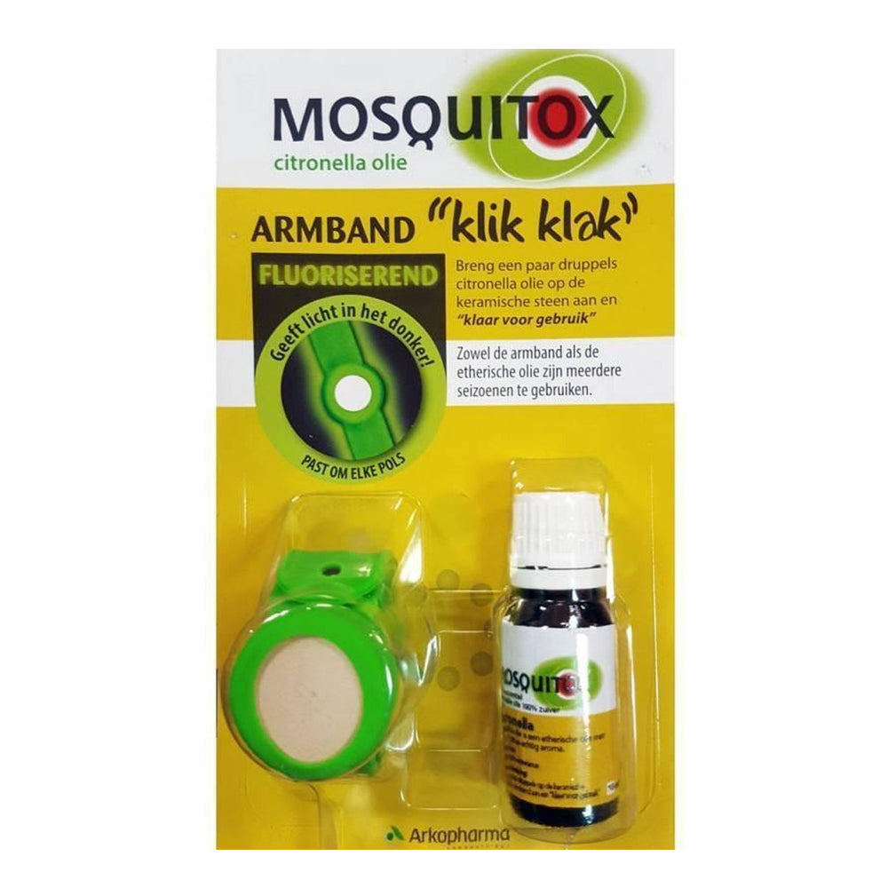 Mosquitox Armband + Etherische Olie 10ml