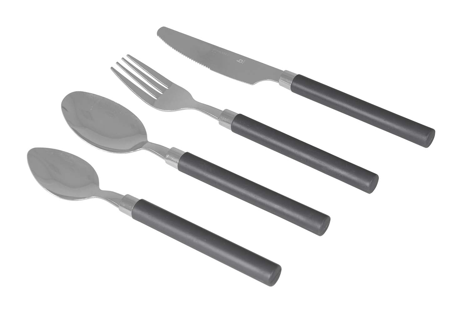 Bo-Camp Bestekset 24-Delig 6 Personen Grijs