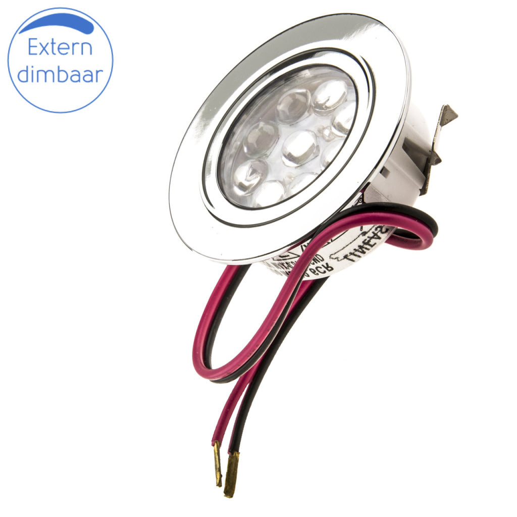 Incasso LED Mini Inbouwspot 12V 0.8W Ø45mm