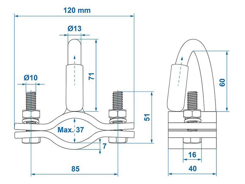 ProPlus Hulpkoppeling Met Veer