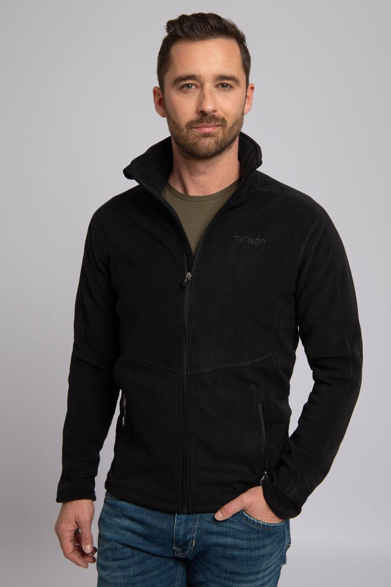 Tenson Miracle Fleece Jacket Heren Vest Zwart