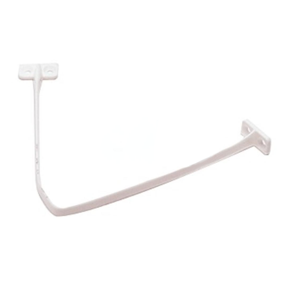 Klephouder Elegant Wit 2st.