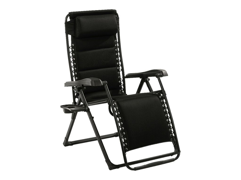 TravelLife Barletta Relaxstoel Zwart