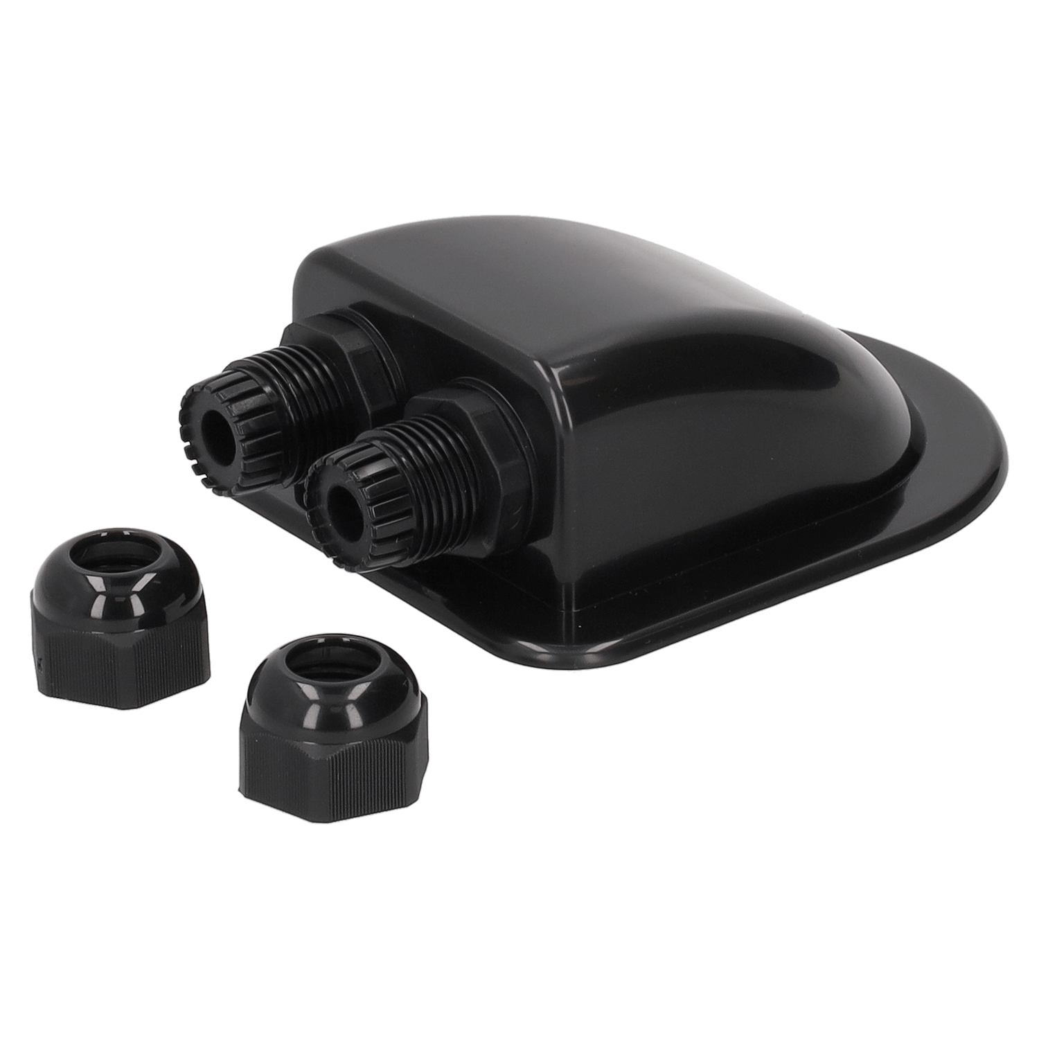 Dubbele Dakdoorvoer Zonnepanelen Zwart