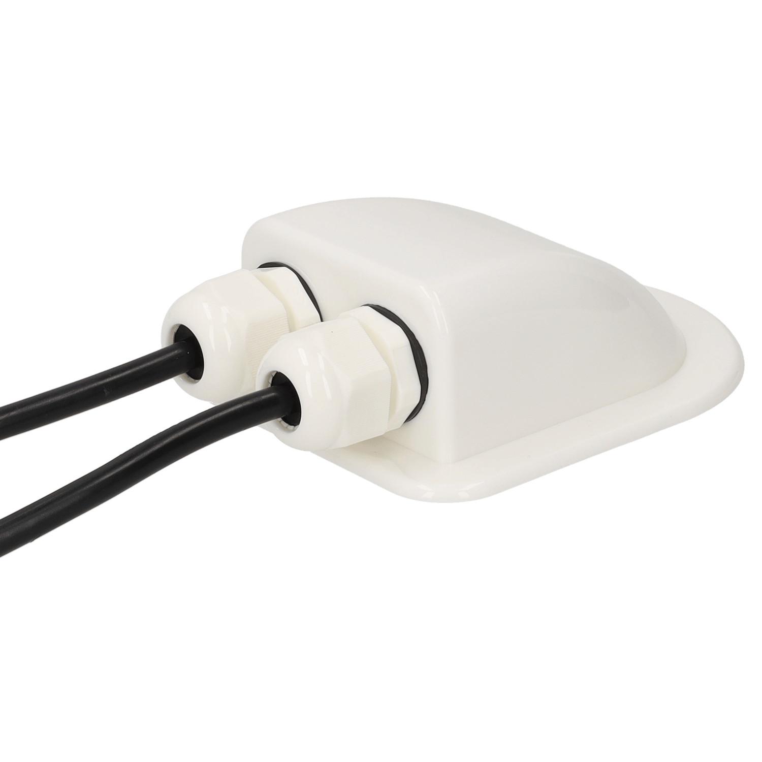 Dubbele Dakdoorvoer Zonnepanelen Wit