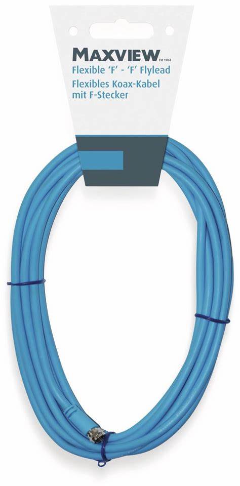 MAXVIEW Flexibele Coaxkabel F-Connector 10M