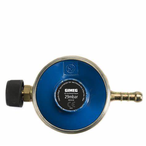 Gimeg Gasdrukregelaar Camping Met Slangpilaar 29Mbar