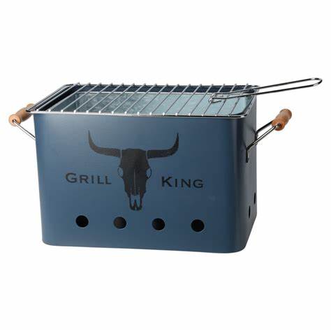 Barbecuegrill Rechthoekig Mat Donkerblauw
