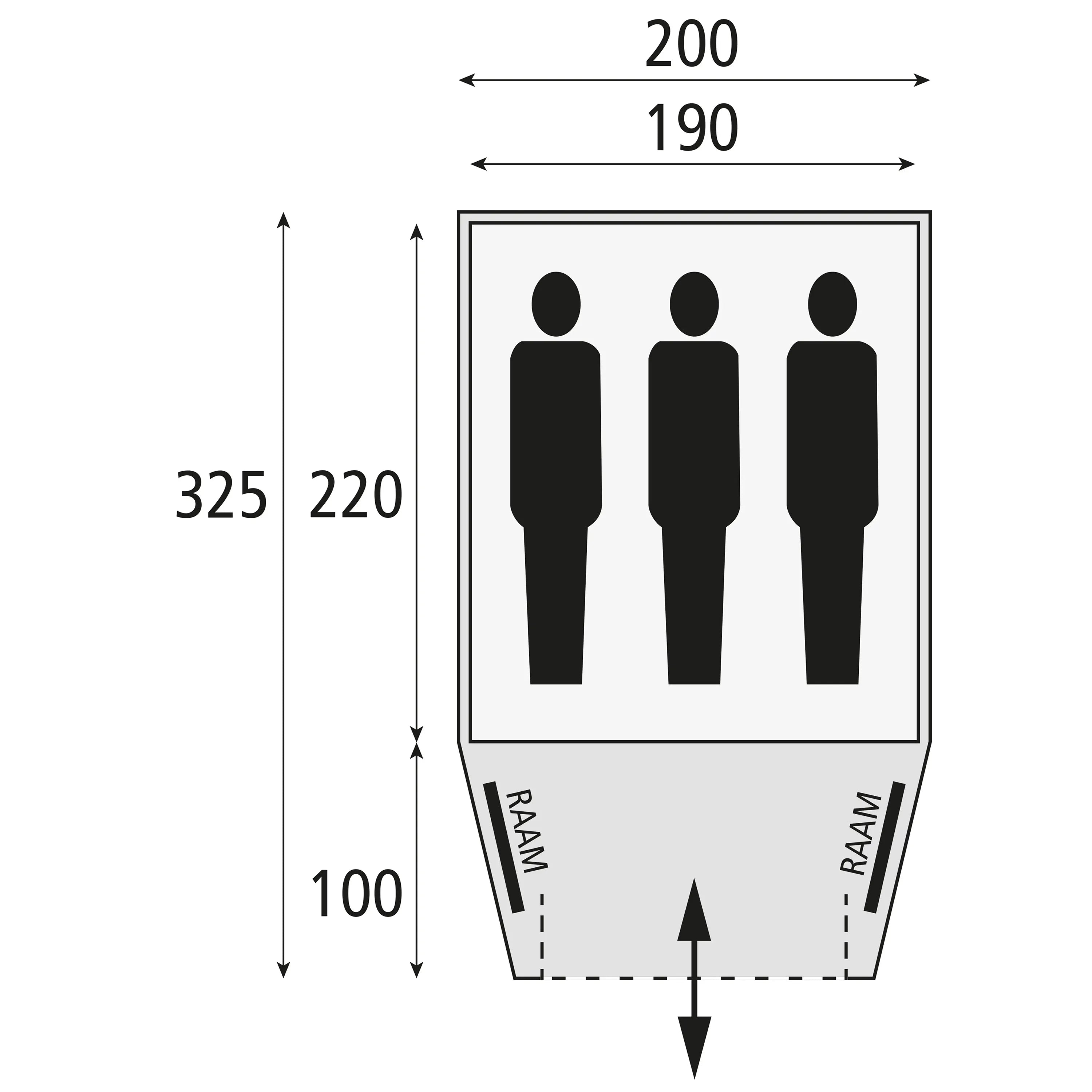Safarica Kenia 200 Koepeltent