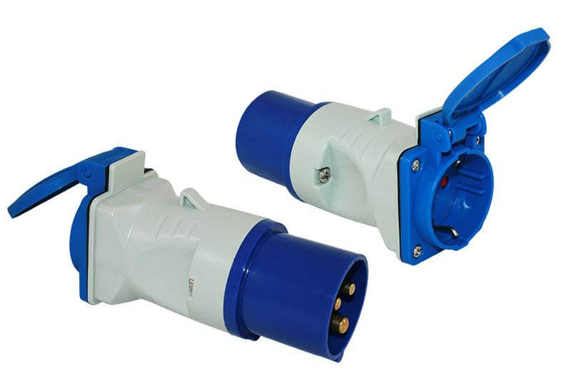 Camping Stroom Naar Tent CEE Schuko Adapter