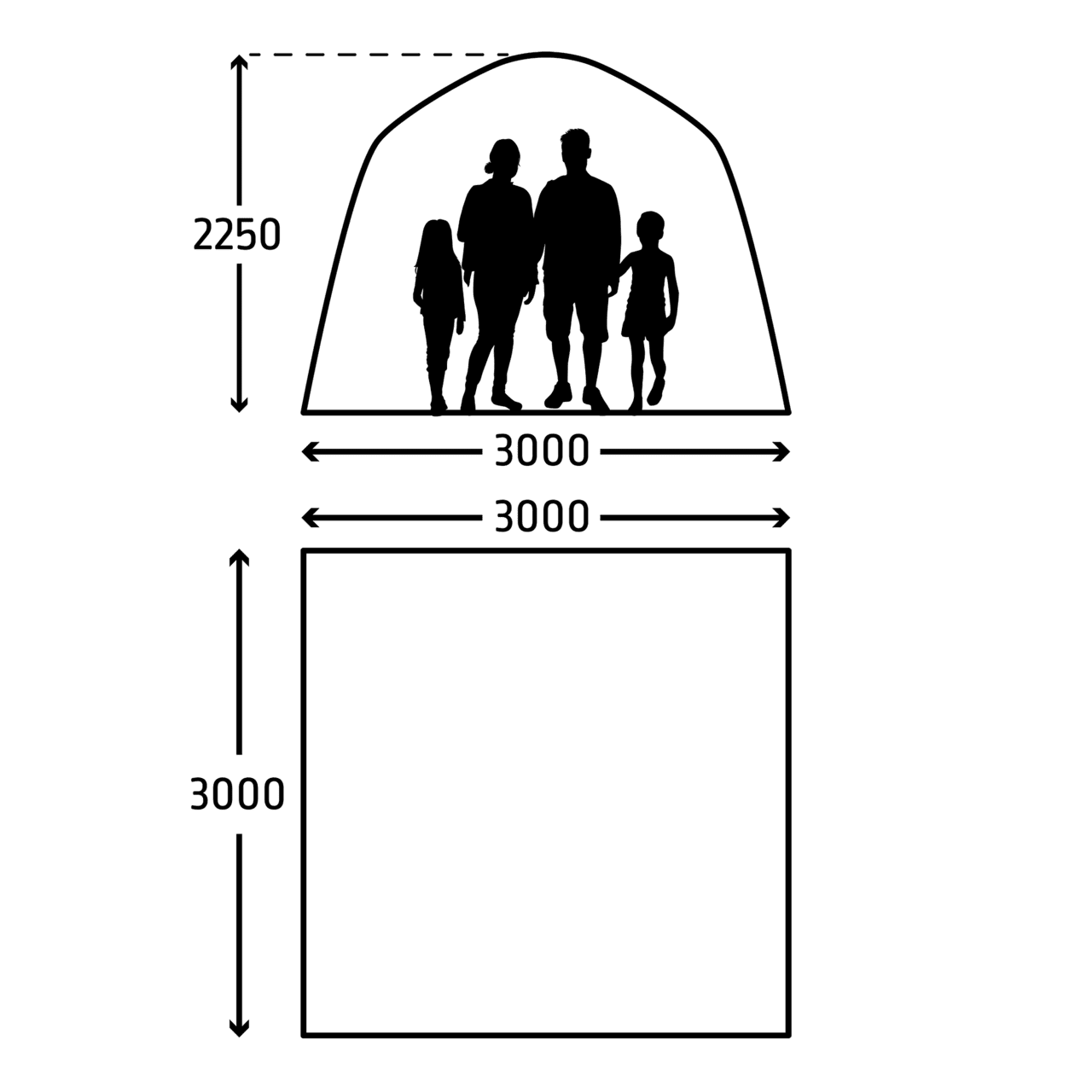 Kampa Air Shelter 300