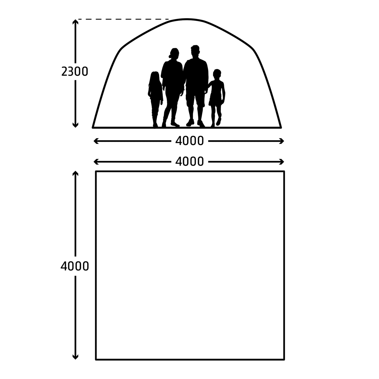 Kampa Air Shelter 400