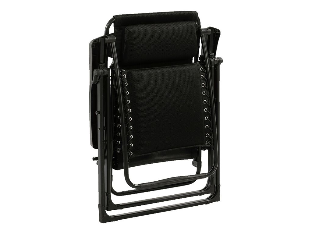 TravelLife Barletta Relaxstoel Zwart