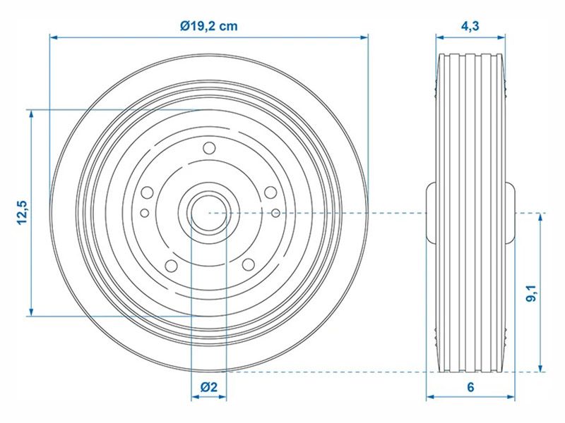 ProPlus Neuswielband Metalen Velg Met Rubberband