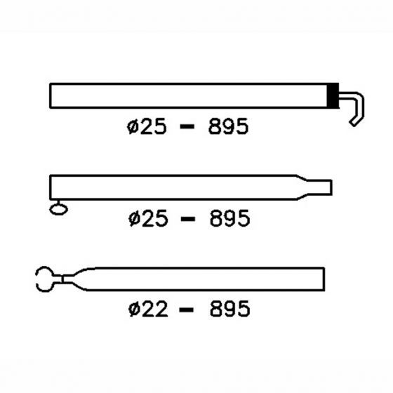 Campking Extra Dakligger 25/22mm 170-260cm Aluminium (E)
