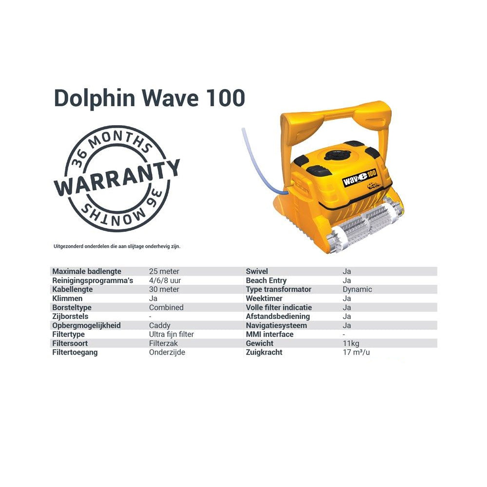 Dolphin Wave 100 Zwembadrobot