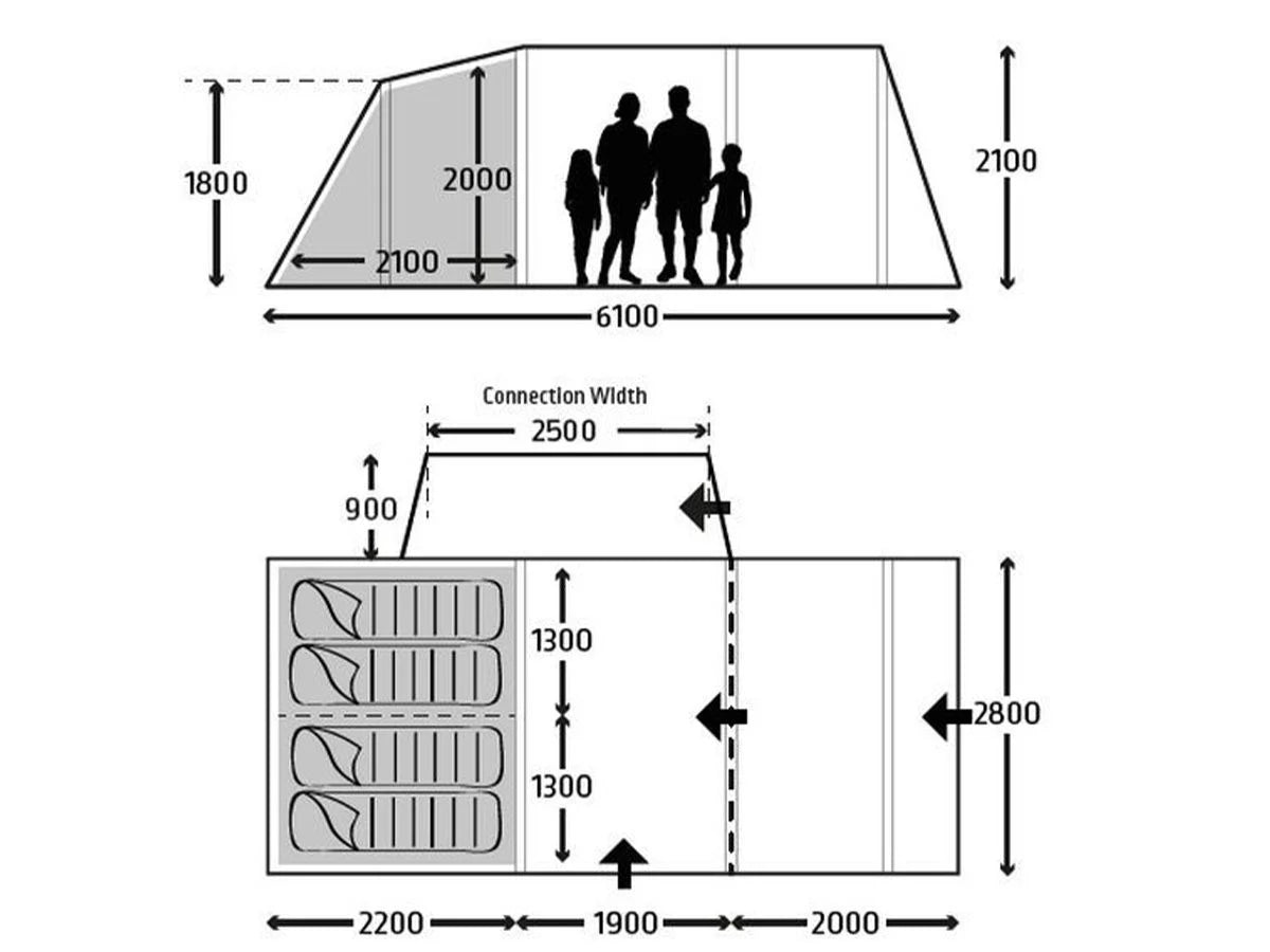 Kampa Touring Air TC RH Bustent