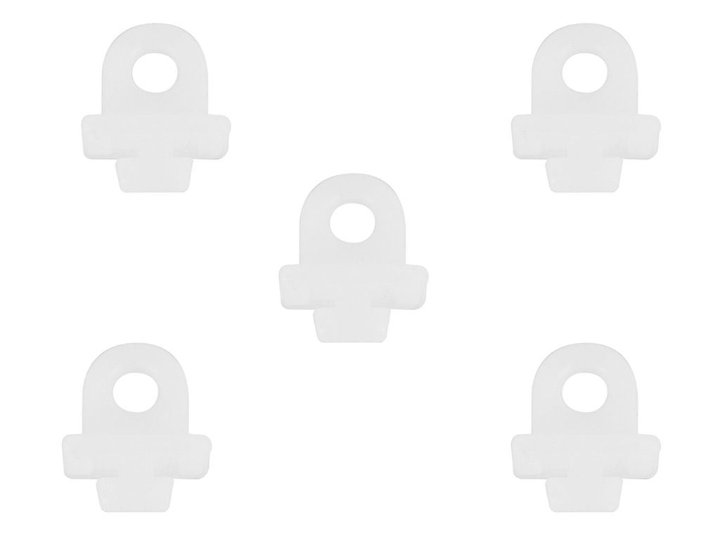 Gordijnen Eindstop PVC 5st