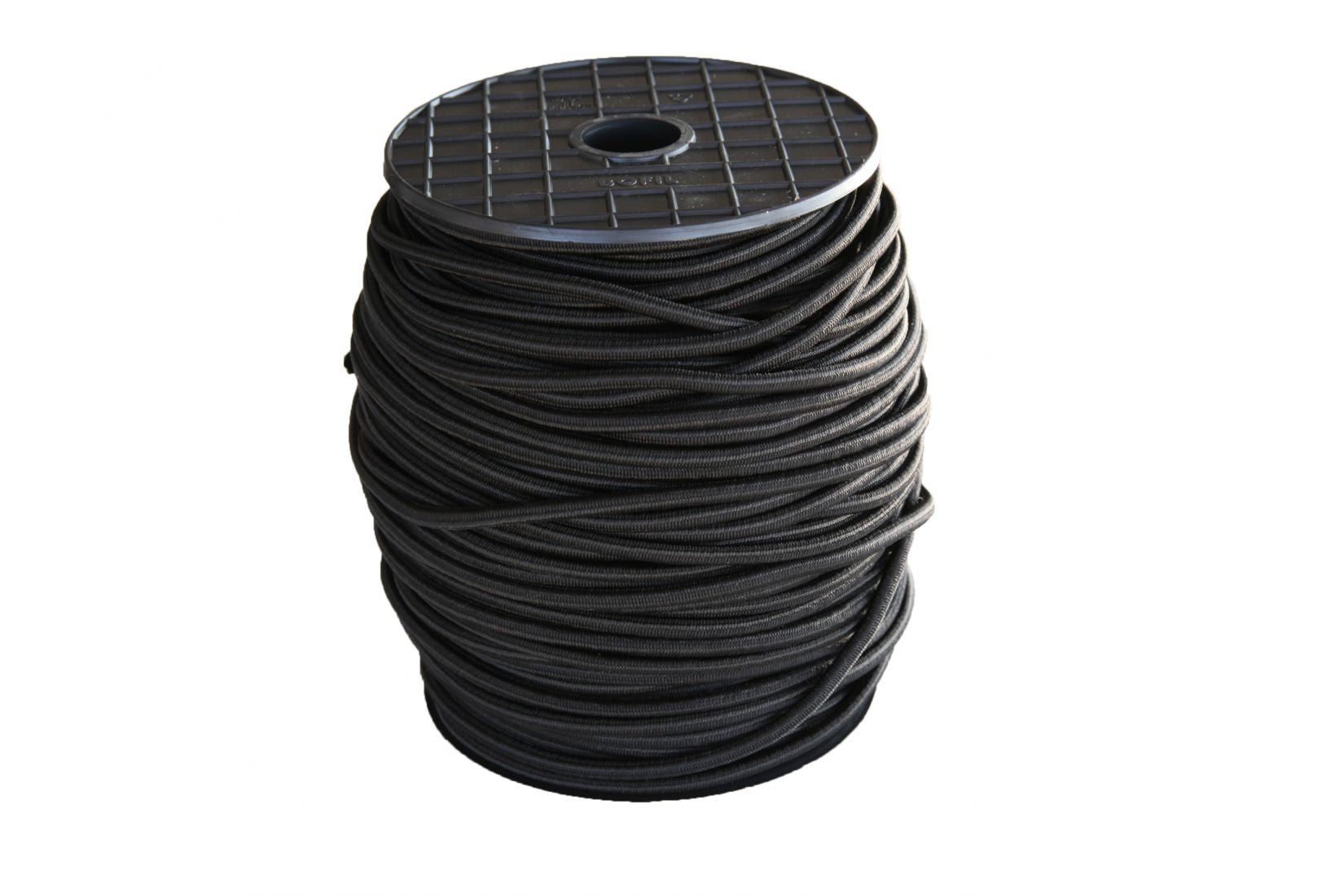 Elastisch Koord 4mm Zwart Trapezekoord Per Meter