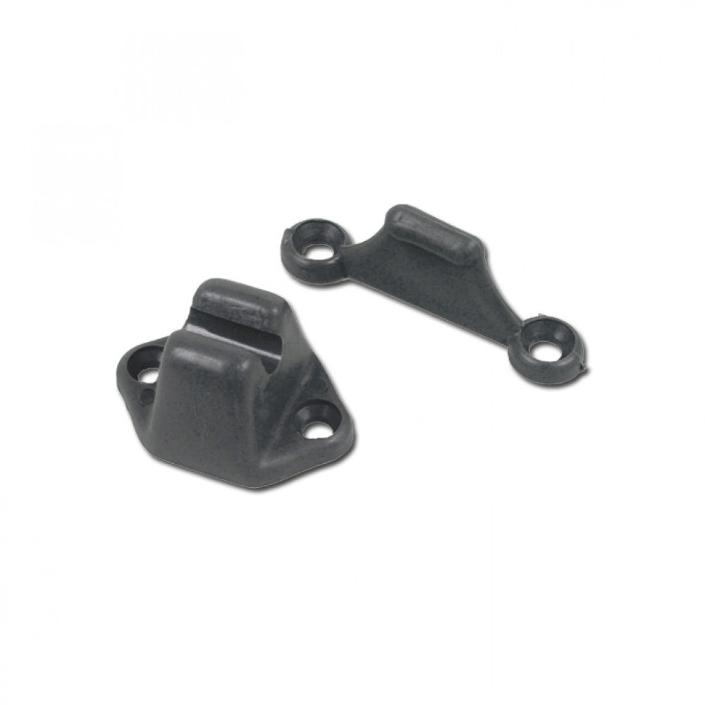 Deurvanger PVC Zwart