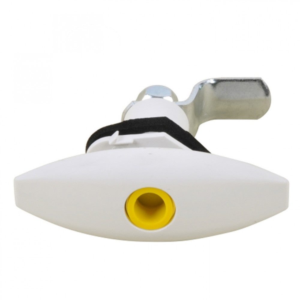 Kofferbakslot Disselbakslot Wit Ovaal Zonder Cylinder