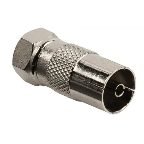 Koppelstuk Coaxstekker Male > F-Stekker