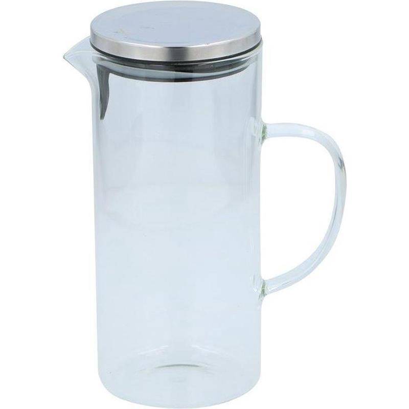 Alpina Waterkan Met Deksel 1,3 L Glas