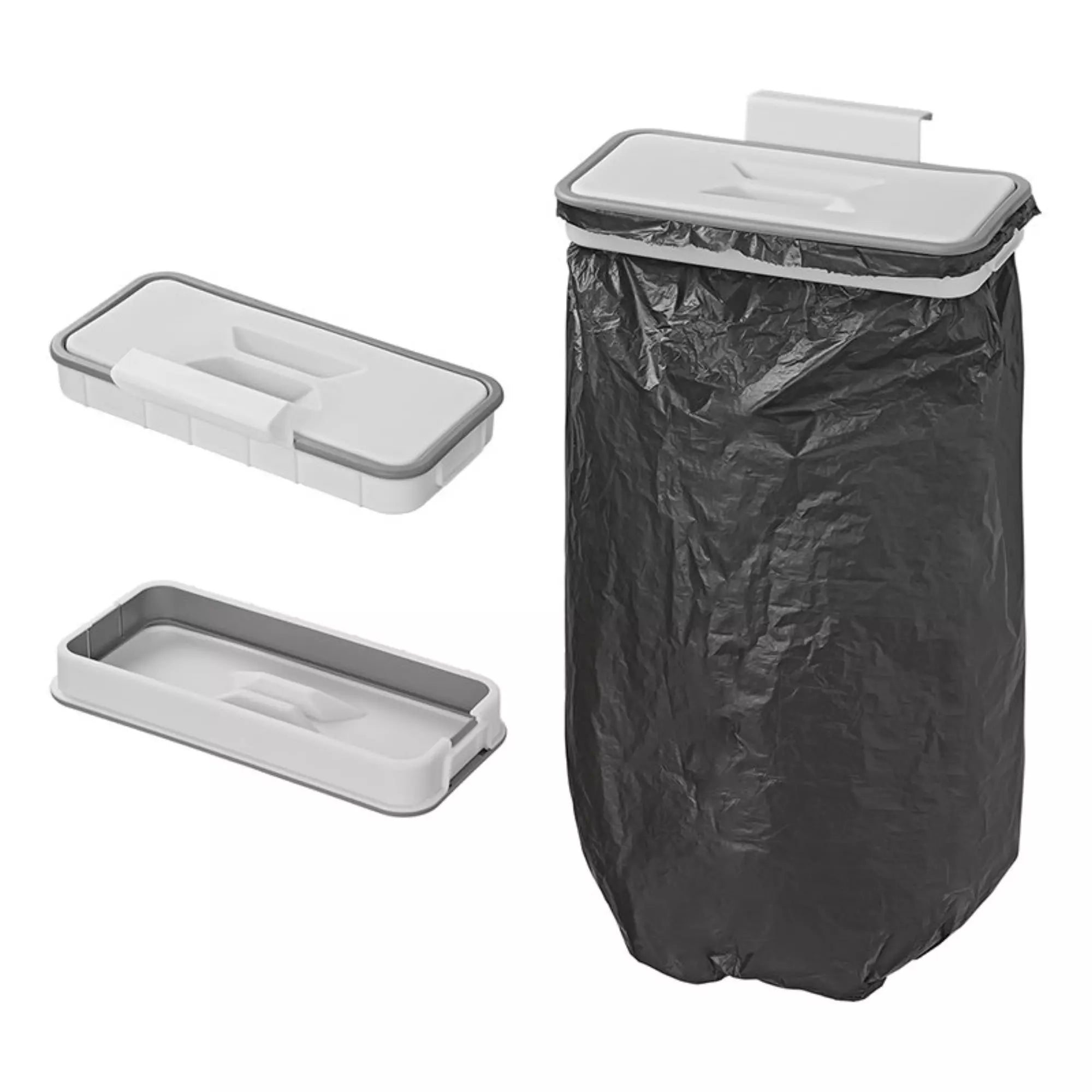 Vuilniszakhouder Met Deksel Deurbevestiging