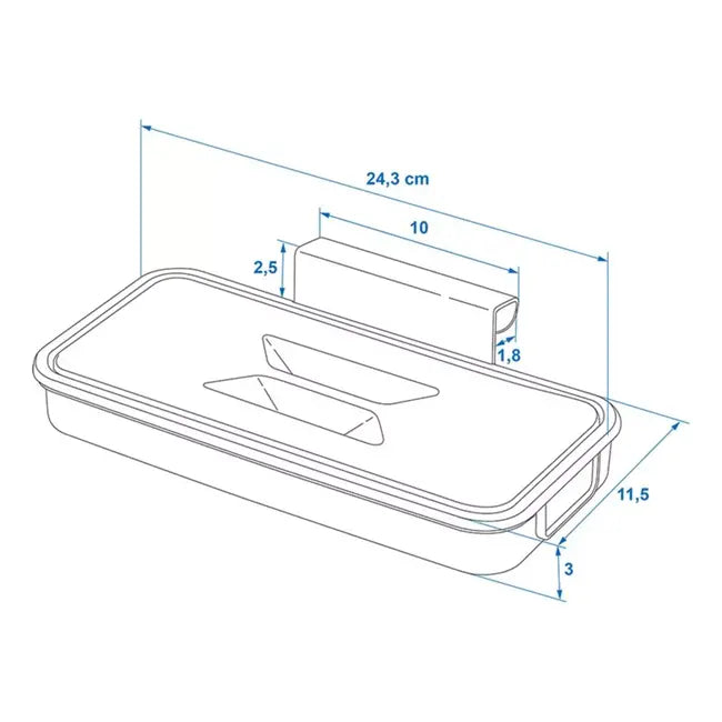 Vuilniszakhouder Met Deksel Deurbevestiging