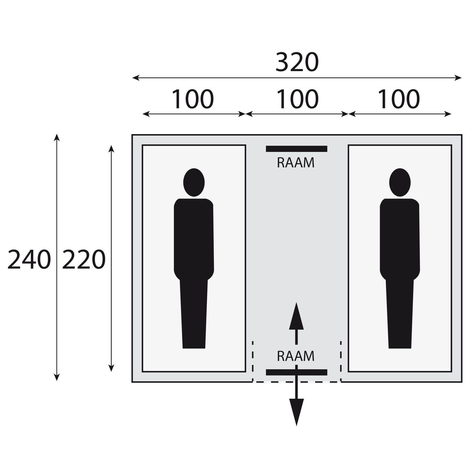 Safarica Chicco 2 TC Vis-A-Vis Tent